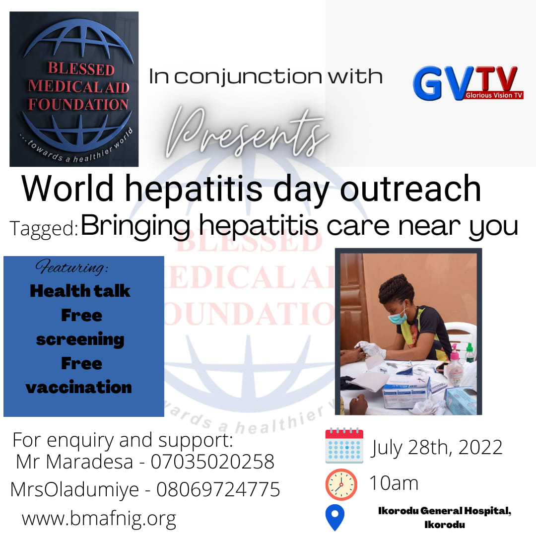 World hepatitis day 2022 flier